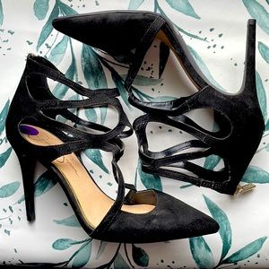 Jessica Simpson Pointed Toe Suede Heels